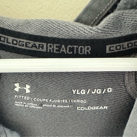 Under Armour Youth Cold Gear Reactor Long Sleeve 1/4 zip Size Large - Picture 4 of 5